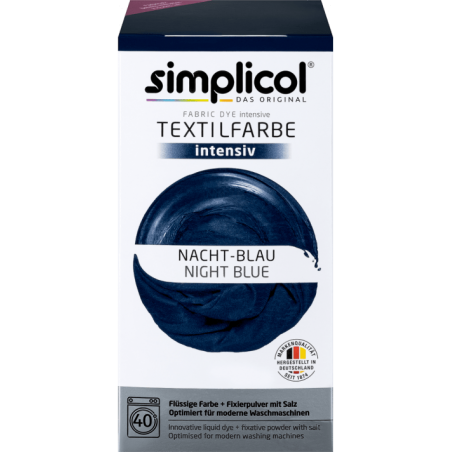 Simplicol Intensiv Barwnik do Tkanin Nacht Blau 560g