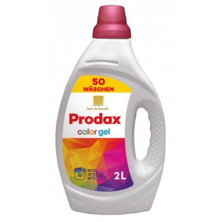 Prodax Żel do Prania Kolorowych Tkanin z Mydłem Marsylskim 2l