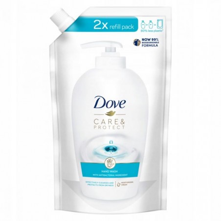 Dove Care & Protect Kremowe Mydło w Płynie Zapas 500ml
