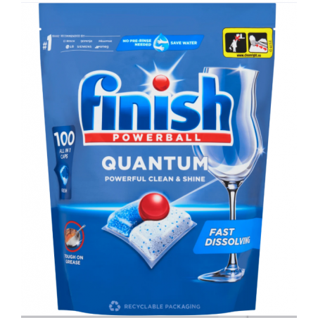 Finish Powerball Quantum Kapsułki do Zmywarki 100 sztuk