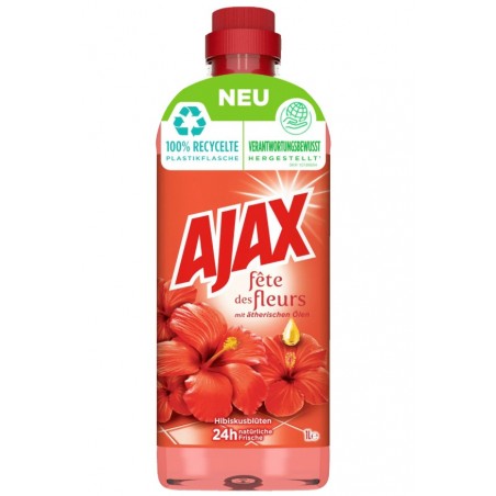 Ajax Płyn do Podłóg Hibiskus 1l