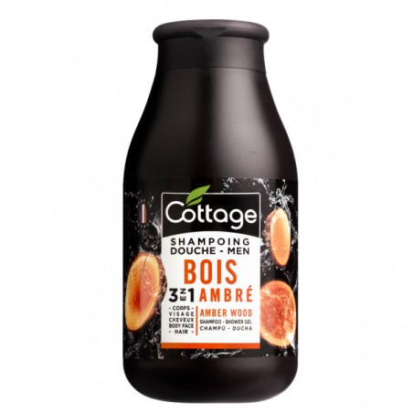 Cottage Amber Wood Męski Żel pod Prysznic 3w1 250ml