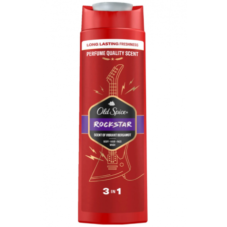 Old Spice Rockstar Żel pod Prysznic i Szampon 3w1 400ml