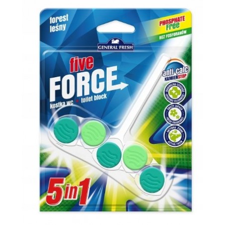 General Fresh Five Force Zawieszka do WC Leśna 50g