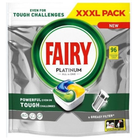 Fairy Platinum Kapsułki do Zmywarki Lemon 96 sztuk
