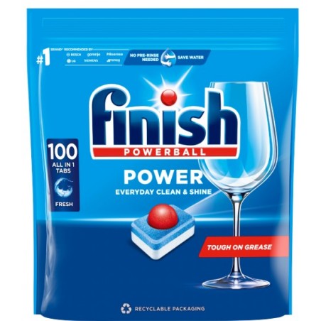Finish Power Kapsułki do Zmywarki Fresh 100 sztuk