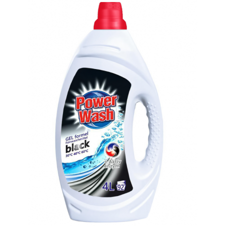 Power Wash Black Żel do Prania Czarnych Tkanin 4l