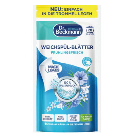 Dr. Beckmann Płyn do Płukania w Listkach Fruhlingsfrisch 28 sztuk