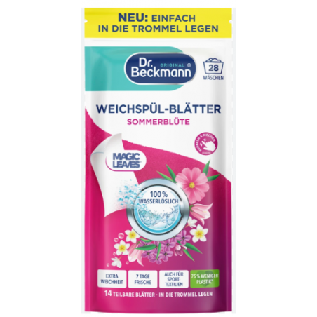 Dr. Beckmann Płyn do Płukania w Listkach Sommerblute 28 sztuk