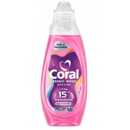 Coral Magic Wash Płyn do Prania Quick&Care Koloru 840ml