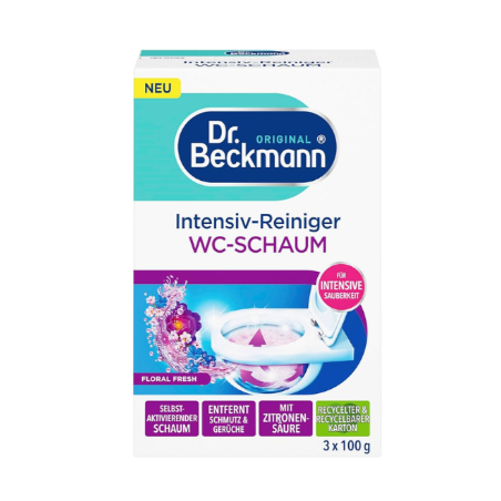 Dr. Beckmann Piana do Czyszczenia do Toalety WC Floral Fresh 3x300g