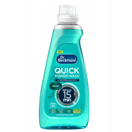 Dr. Beckmann Quick Power Wash Płyn do Krótkiego Prania Sport 0,8l