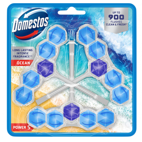Domestos Zawieszki do WC Ocean 3 sztuki