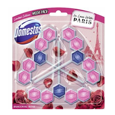 Domestos Zawieszki do WC Romantic Rose 3 sztuki