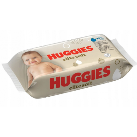 Huggies Elite Soft Chusteczki Nawilżane 56 sztuk