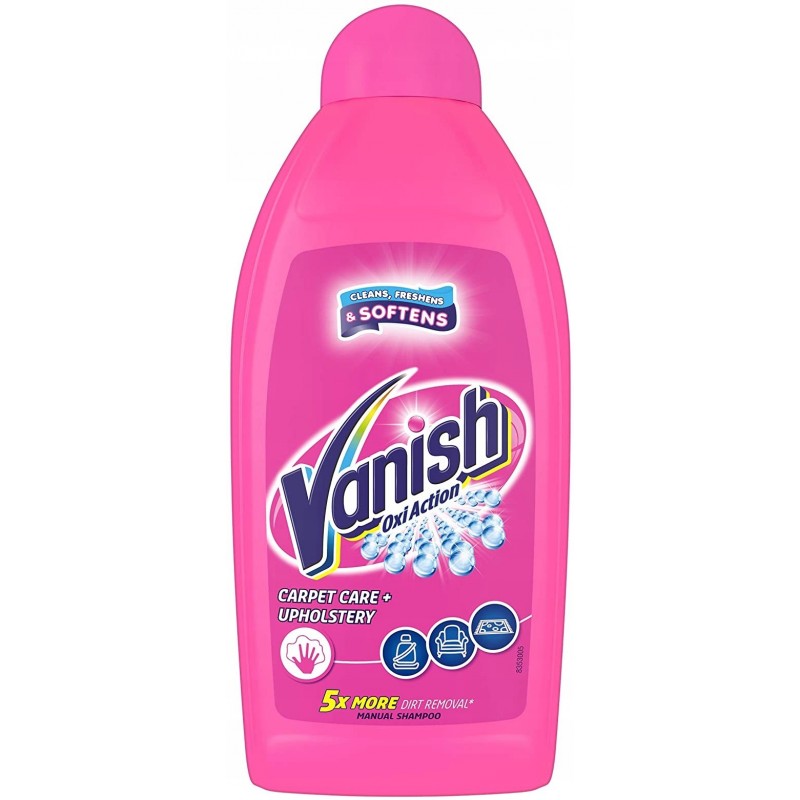 VANISH OXI ACTION Szampon Do Dywanów Plam 450ml UK