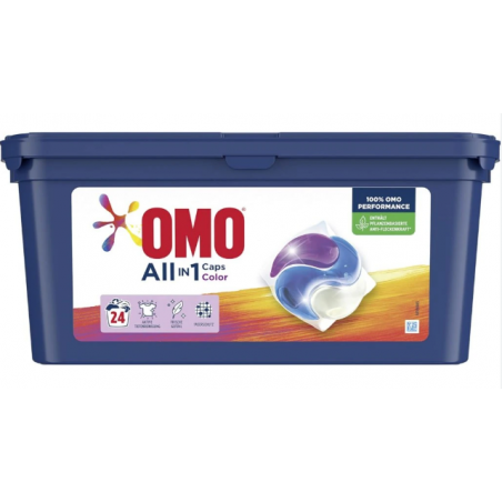 Omo All in One Color Kapsułki do Prania 24 sztuki