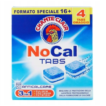 Chante Clair NoCal Tabletki Odkamieniające do Pralki 20 sztuk