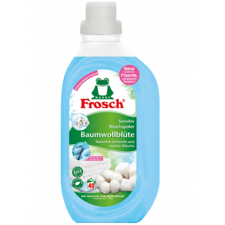 Frosch Sensitiv Baumwollblüte Płyn do Płukania Tkanin Kwiat Bawełny 880 ml 40 Prań