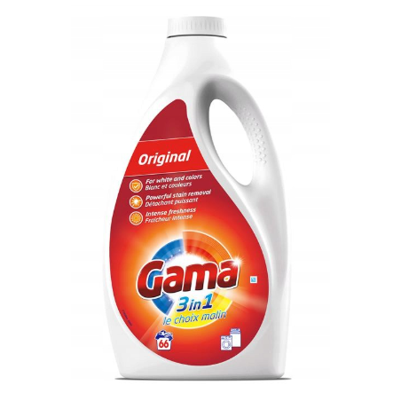 Gama Original Żel do Prania 3w1 3l