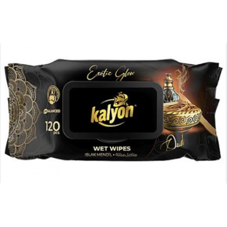 Kalyon Exotic Glow Chusteczki Nawilżane Oud 120 sztuk