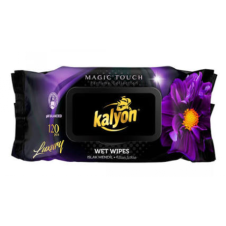 Kalyon Magic Touch Chusteczki Nawilżane Luxury 120 sztuk
