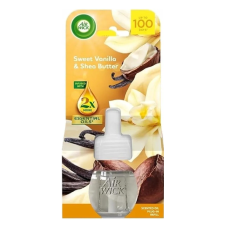 Air Wick Wkład do Elektrycznego Odświeżacza Powietrza Wanilia Masło Shea 19ml