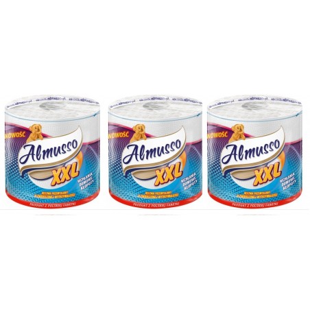 ZESTAW 3 x Almusso XXL Ręcznik Papierowy 1 Rolka 80M 2WARS.