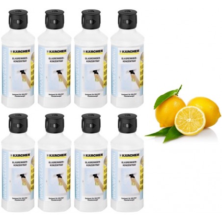 Zestaw 8 x Karcher RM 500 Koncentrat do Mycia Szkła 500ml