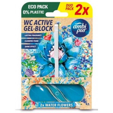 Ambi Pur Zawieszka do WC Water Flowers 2x45g