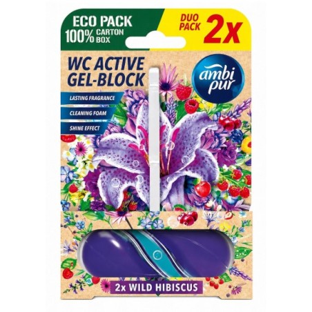 Ambi Pur Zawieszka do WC Wild Hibiscus 2x45g