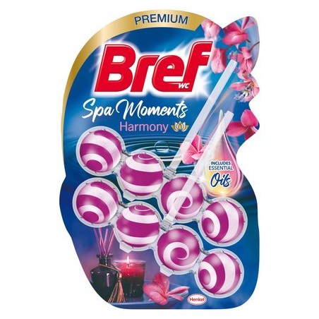 Bref Spa Moments Zawieszka do WC Harmony 2x50g