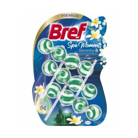 Bref Spa Moments Zawieszka do WC Serenity 3x50g