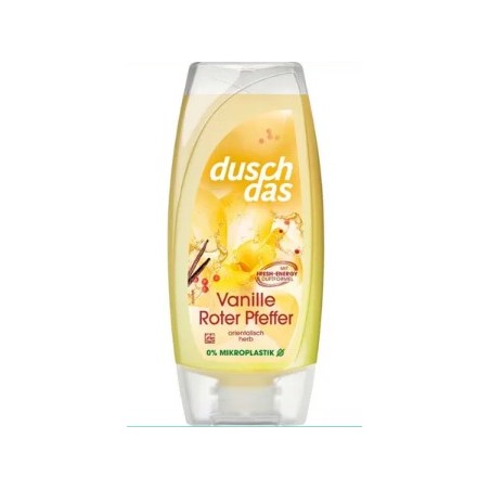Duschdas Vanille Rotter Pfeffer Żel pod Prysznic 225ml