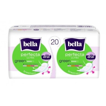Bella Perfecta Ultra Green Podpaski Higieniczne 20 sztuk