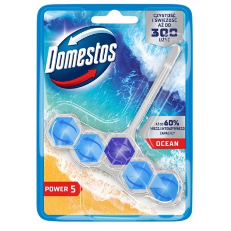 Domestos Power 5 Zawieszki do WC Ocean 1 sztuka
