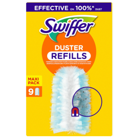 Swiffer Duster Refills Wkłady do Miotełki 9 sztuk