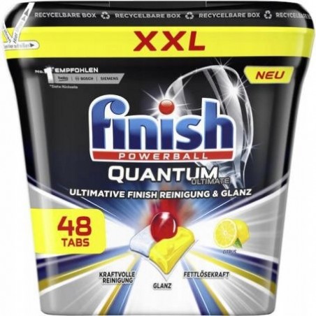 FINISH QUANTUM CITRUS Tabletki do Zmywarki 48sz DE