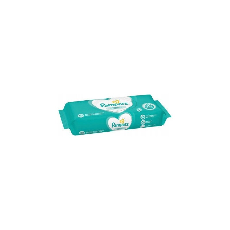 Pampers Sensitive Chusteczki Nawilżane 52szt