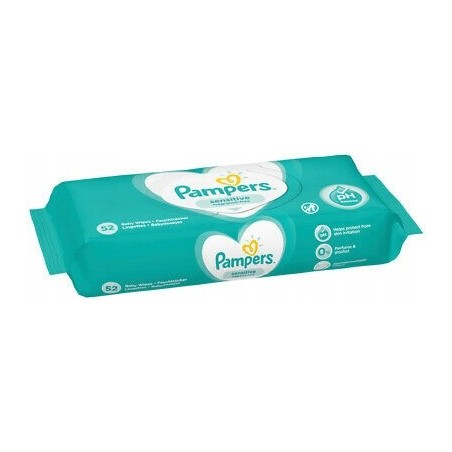 Pampers Sensitive Chusteczki Nawilżane 52szt