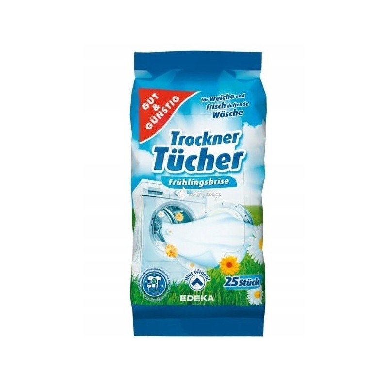 Gut&Gunstig Chusteczki Zapachowe do Suszenia 25sztuk