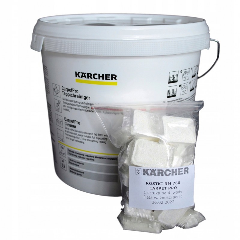 KARCHER RM 760 Classic Tabletki do Prania Dywanów 10 szt