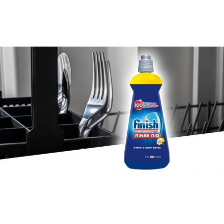 FINISH Rinse Aid LEMON Nabłyszczacz do Zmywarki 400ml 