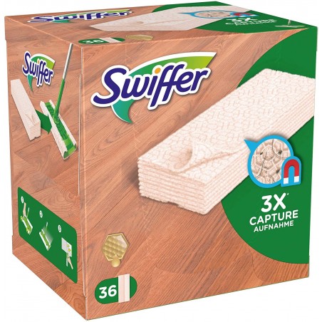 SWIFFER Ściereczki do Mopa Drewna z Woskiem 36szt