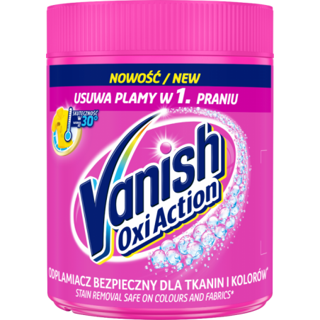 Vanish Oxi Action Odplamiacz w Proszku 470g