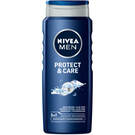 Nivea Men Protect & Care Żel pod Prysznic 3w1 500ml