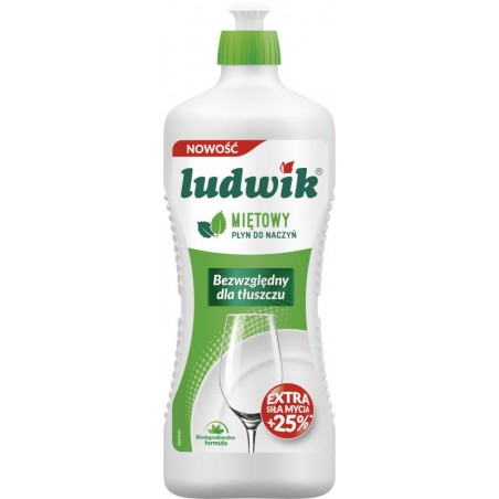 Ludwik Płyn Mycia do Naczyń Miętowy 900ml