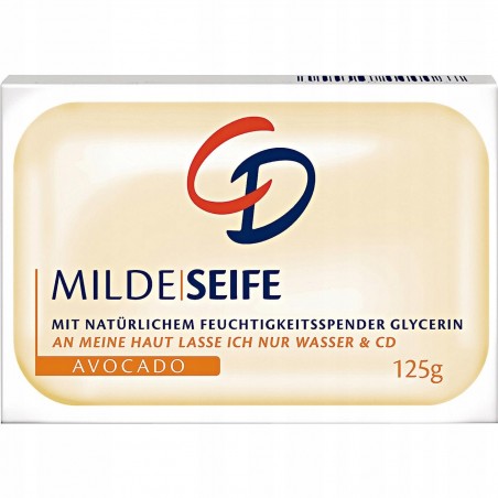 CD Mild Seife Mydło Glicerynowe AVOCADO 125g DE