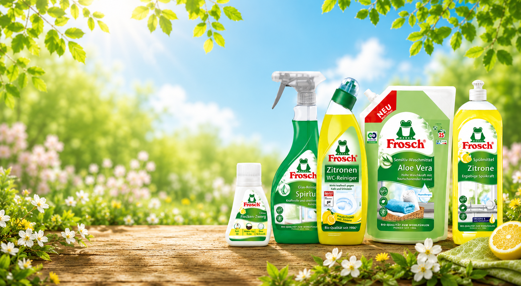 Czystość w zgodzie z naturą dzięki Frosch